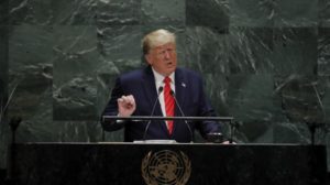 ترمب يدعو العالم إلى رفض