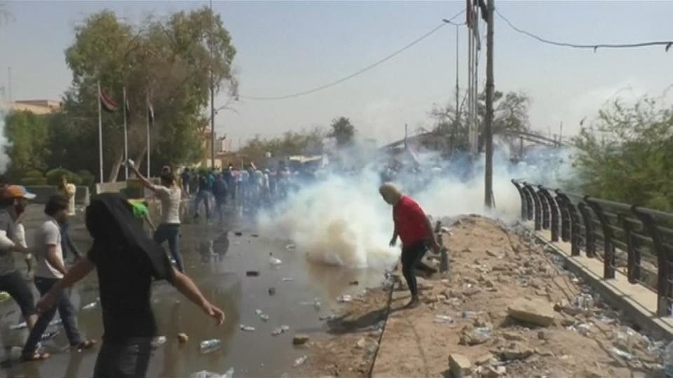 100 قتيل و5500 جريح خلال أسبوع من احتجاجات العراق
