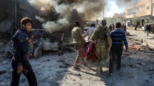 17 قتيلا بانفجار