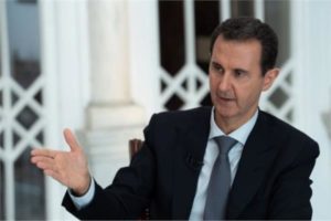 بشار الأسد يقطع كلمته لبضع دقائق بسبب انخفاض في ضغط الدم