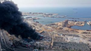 الحريق الجديد بمرفأ بيروت قد يكون