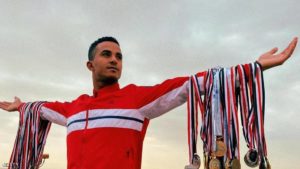 سباح مصري يحلم بلقب الأسرع في العالم
