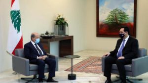 دياب لقاء قريب بين الحريري وعون لتشكيل الحكومة اللبنانية الجديدة