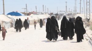 نساء مسلحي «داعش» في «الهول»... شكاوى من ظروف العيش في «الدويلة»