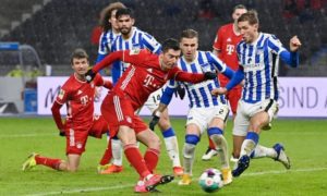 بايرن ميونخ يعزز صدارته للدوري الألماني بالفوز على هيرتا برلين