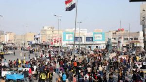 مقتل متظاهر وإصابة 185 من قوات الأمن باشتباكات في واسط العراقية