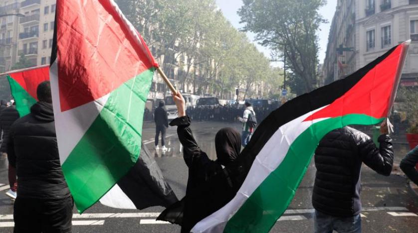 اشتباكات بين الشرطة ومحتجين تأييداً للفلسطينيين في باريس