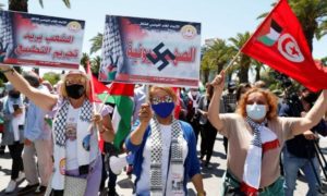 الرئيس التونسي يتّهم الدول المطبّعة بـ«الخيانة»… واتحاد الشغل يطالب بمقاطعة البضائع الأمريكية