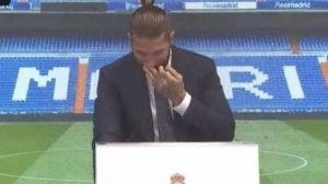 راموس ينخرط في البكاء خلال توديع ريال مدريد