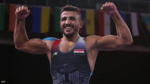 المصري كيشو يحرز برونزية المصارعة اليونانية الرومانية