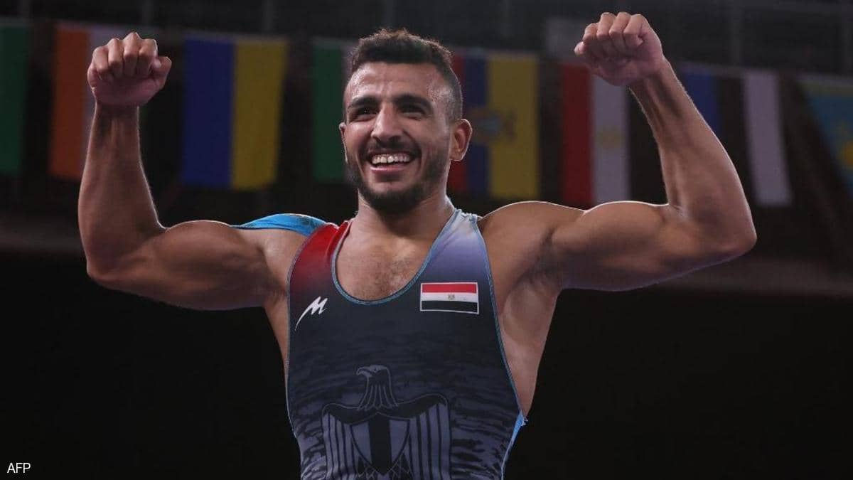 المصري كيشو يحرز برونزية المصارعة اليونانية الرومانية