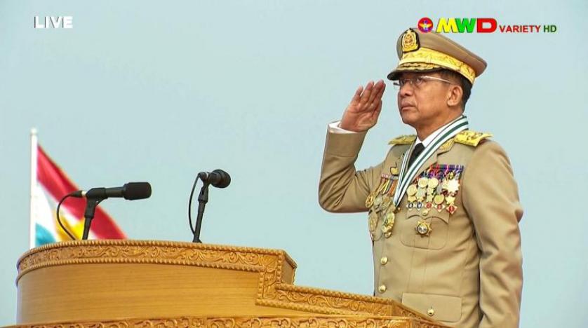 زعيم المجموعة العسكرية في ميانمار يعد بإجراء انتخابات بغضون عامين