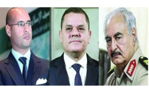 تنافس بين حفتر والدبيبة وسيف الاسلام
