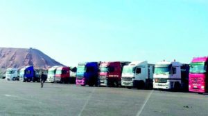 الأردن إضراب سائقي الشاحنات مستمر