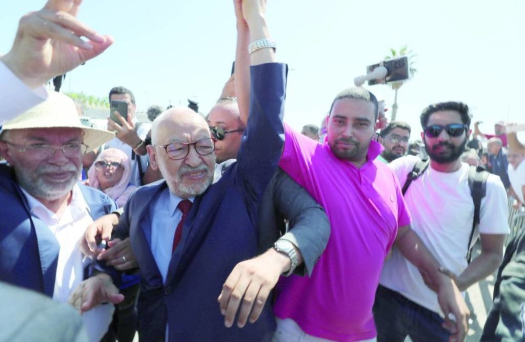 تونس... حكم غيابي على الغنوشي بالسجن سنة بجرم التحريض