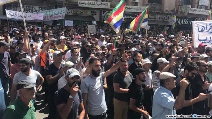 الجمعة التاسعة من احتجاجات السويداء صمود رغم قمع النظام
