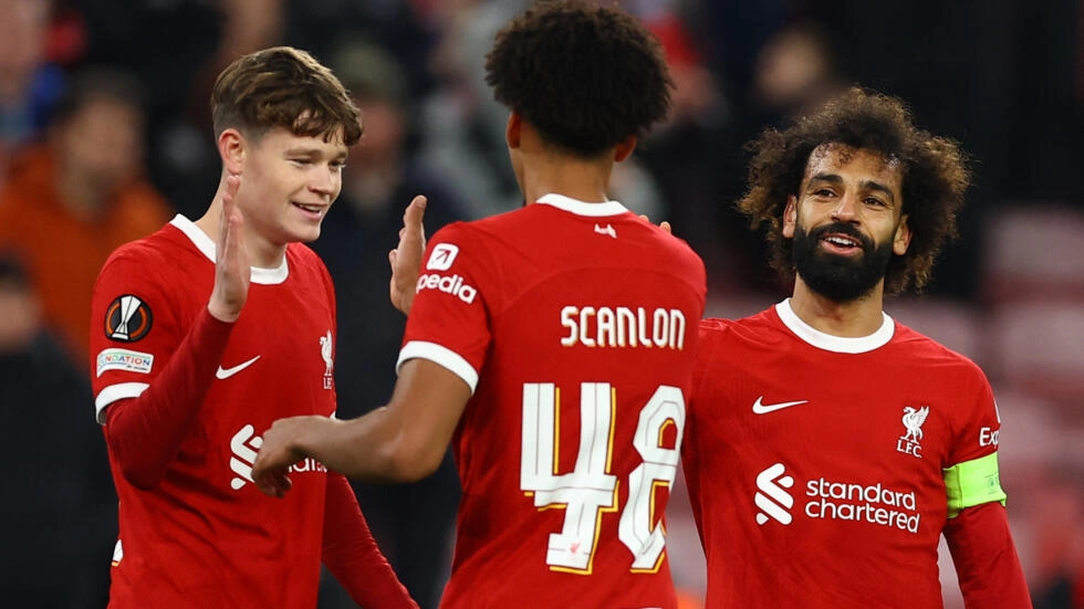 الدوري الأوروبيط ليفربول ينتصر على تولوز بخماسية وروما يتجاوز براغ