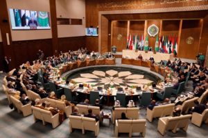 TOPSHOT-EGYPT-ARAB-LEAGUE-PALESTINIAN-ISRAEL-CONFLICT-DIPLOMACY