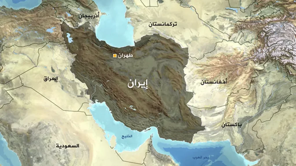 خريطة إيران