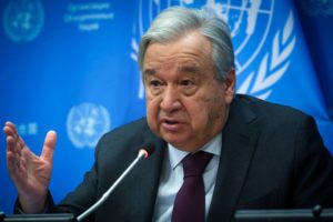 غوتيريش الهجوم الإسرائيلي