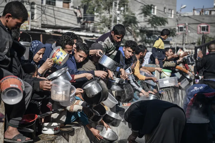 ما لا يقل عن 576 ألف شخص في قطاع غزة (ربع السكان) على شفا مجاعة