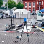 ألمانيا: هجوم “مروع” بسكين يوقع عدة إصابات بجروح “بالغة” خلال تجمع سياسي