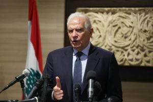 بوريل من بيروت لبنان بات على شفير الانهيار
