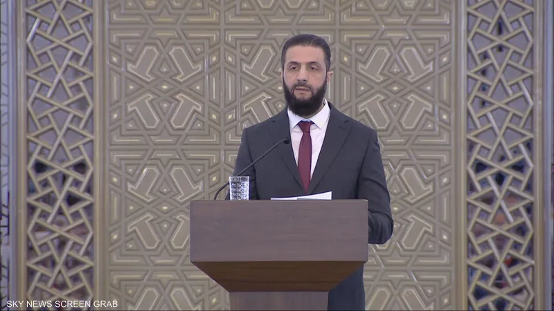 الشرع يشدد على وحدة سوريا ووحدة السلاح واحتكاره بيد الدولة