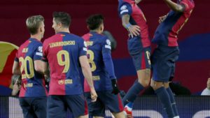 دوري أبطال أوروبا برشلونة أول المتأهلين إلى ربع النهائي بتجديد فوزه على بنفيكا