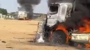 قوات البرهان تقصف قافلة مساعدات إغاثية في دارفور