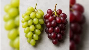 أيهما أفضل.. العنب الأحمر أم الأخضر؟