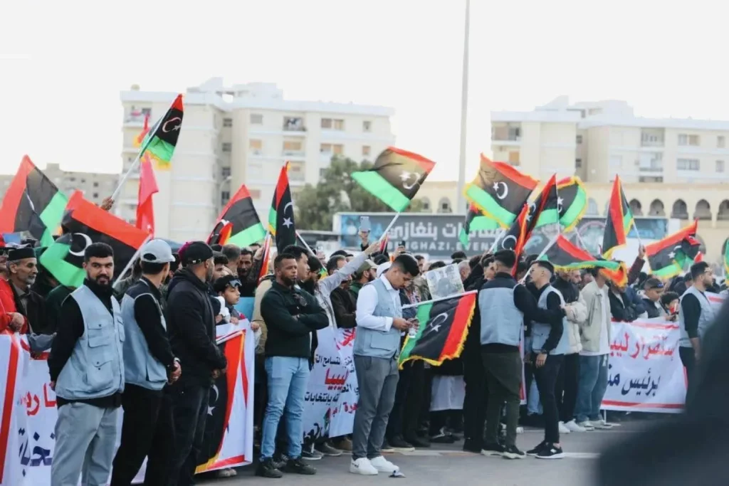 مظاهرات في مدن ليبية للمطالبة بإجراء «انتخابات رئاسية فورية»