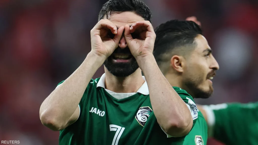 خربين يقود سوريا لعبور عقبة نسور قرطاج في افتتاح كأس العرب