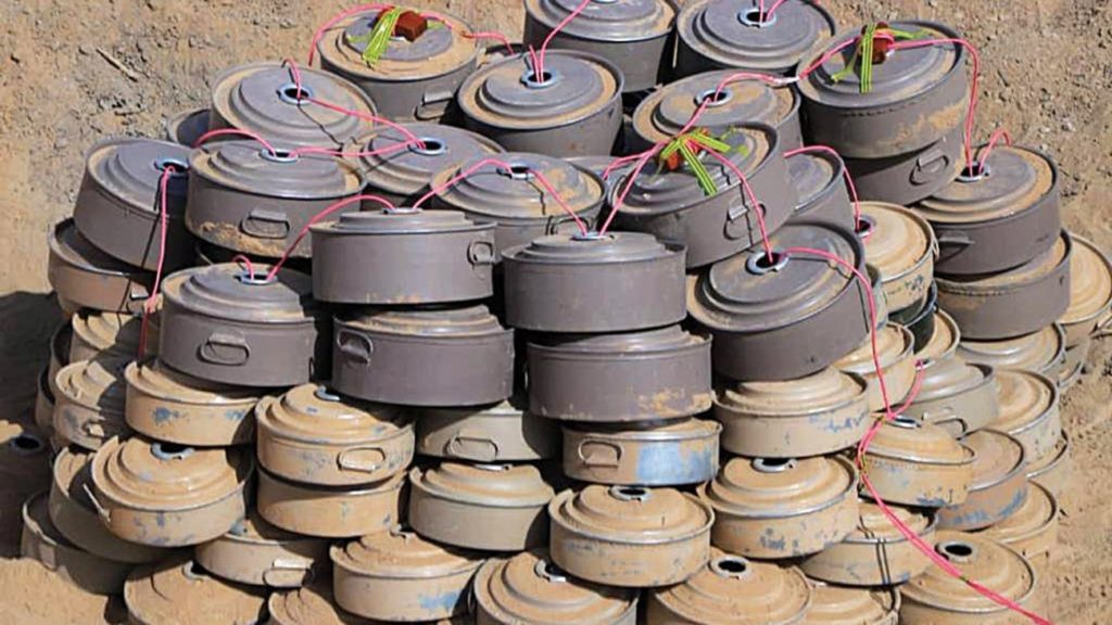 خطر التحديات الإنسانية والأمنية التي تواجه اليمن والتي تسببت في سقوط آلاف الضحايا من بين النساء والأطفال... ألغام الحوثي