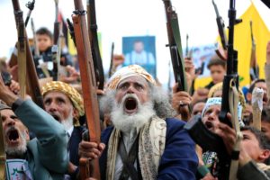 العليمي: السلام يتحقق بردع الحوثيين وليس باسترضائهم